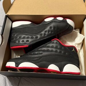 Jordan Air 13 Retro Low BG Black and Red Sneakers